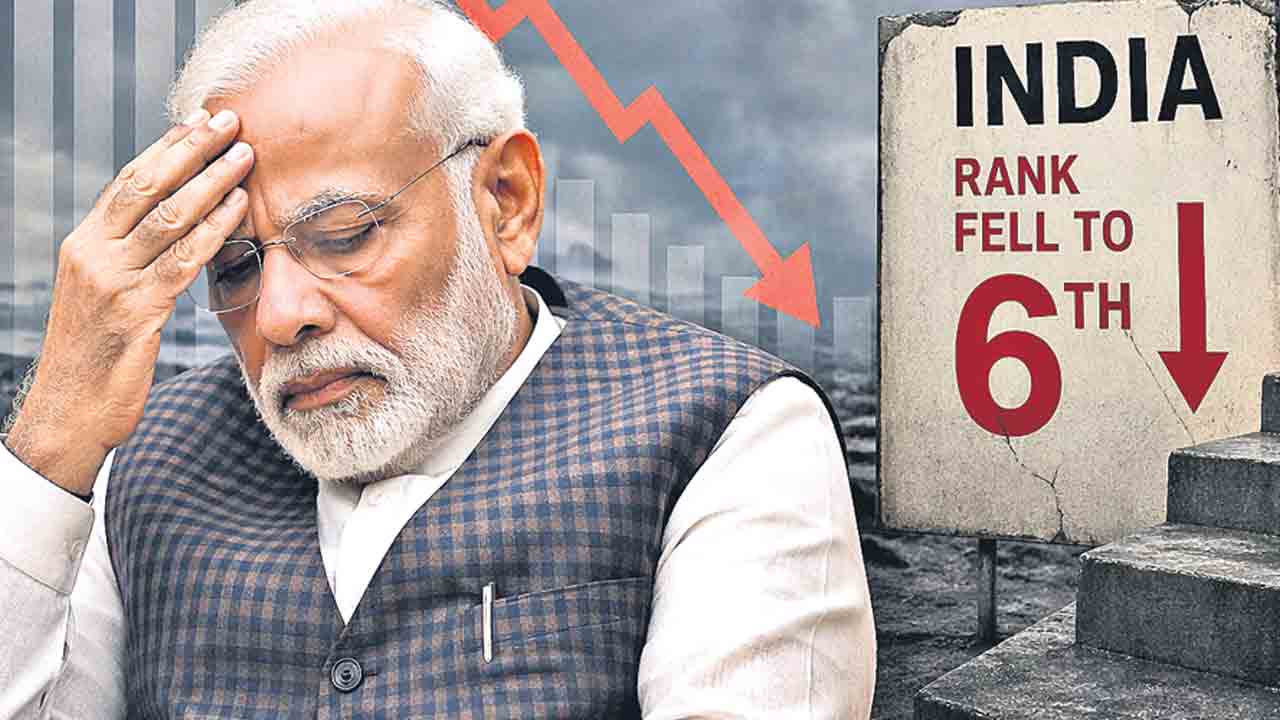 ఆర్థికం అధోగతి!.. మోదీ పాలనలో దిగజారిన జీడీపీ ర్యాంక్‌