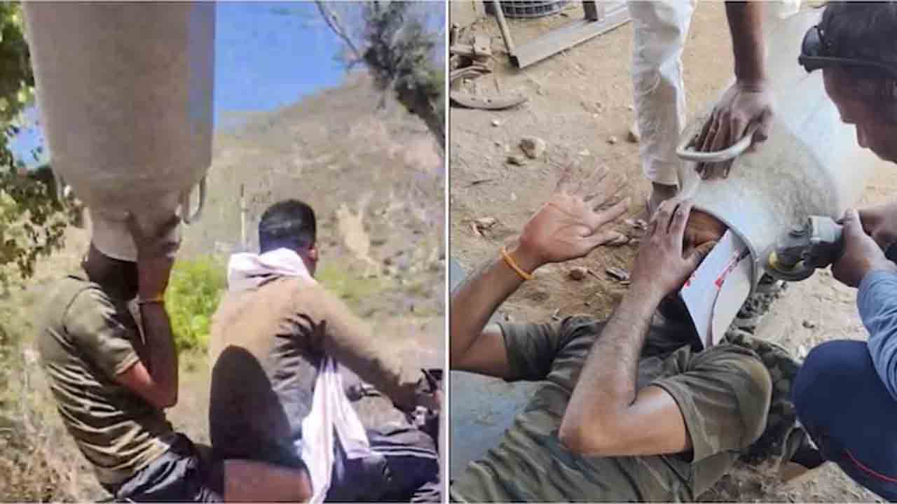 Watch: బెడిసికొట్టిన రీల్‌ స్టంట్‌.. పాల క్యాన్‌లో ఇరుక్కున్న వ్యక్తి తల, తర్వాత ఏం   జరిగిందంటే?