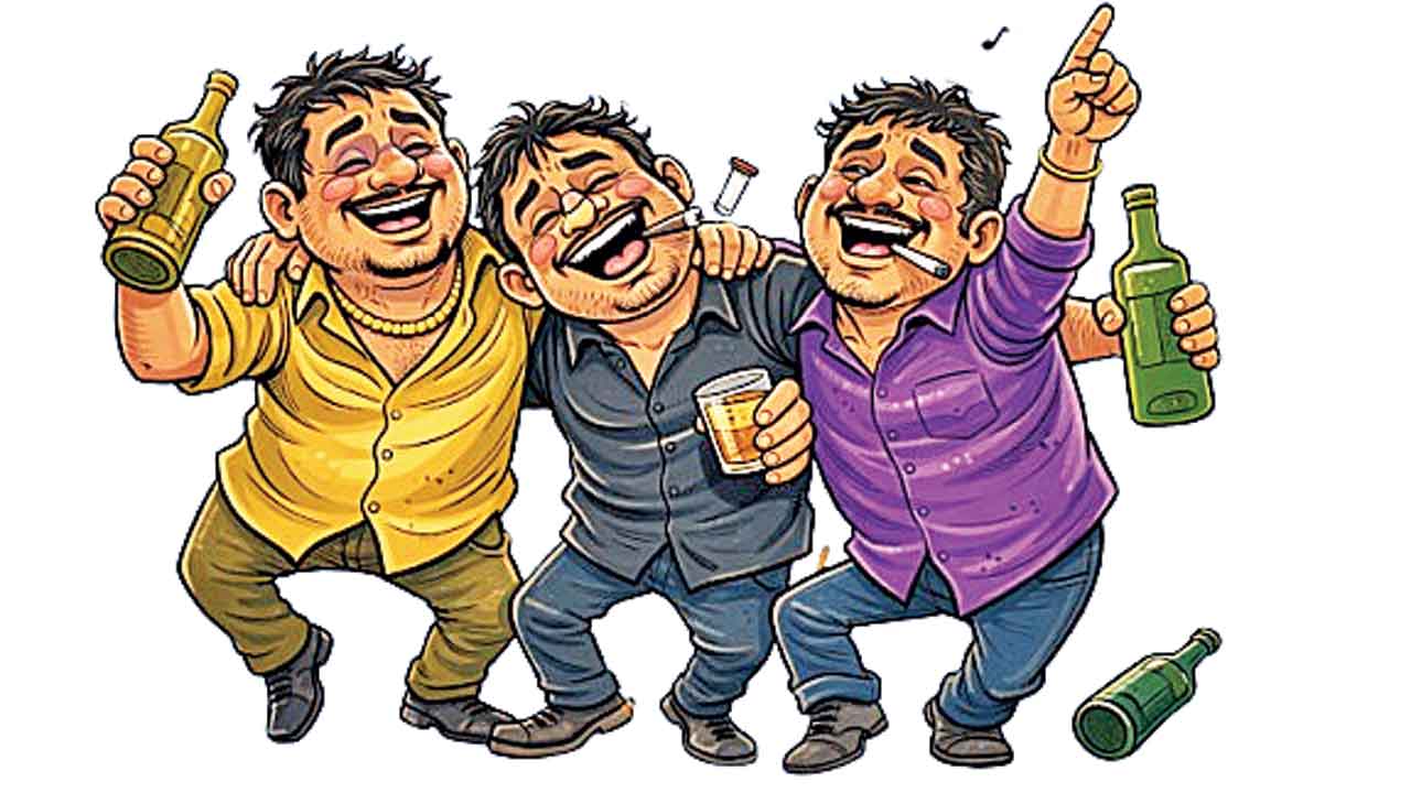 మత్తులో రౌడీషీటర్లు