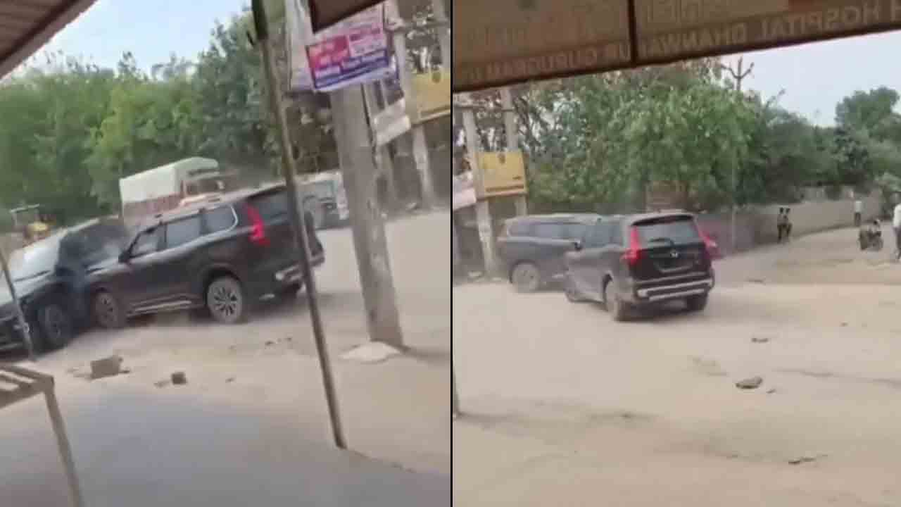 Viral Video | సినీఫక్కీలో కార్లు ఢీకొట్టుకుంటూ ఫైట్‌.. వీడియో వైరల్‌