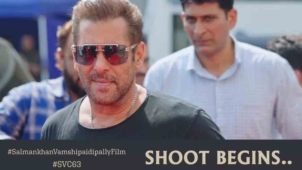 Salman Khan | సల్మాన్ ఖాన్ – వంశీ పైడిపల్లి మూవీ షురూ.. ముంబైలో ఘనంగా ప్రారంభమైన SVC63!