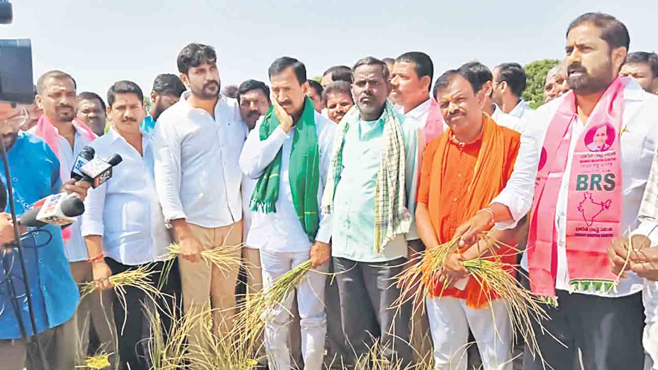 కాంగ్రెస్‌ ప్రభుత్వంలో రైతులకు అరిగోస