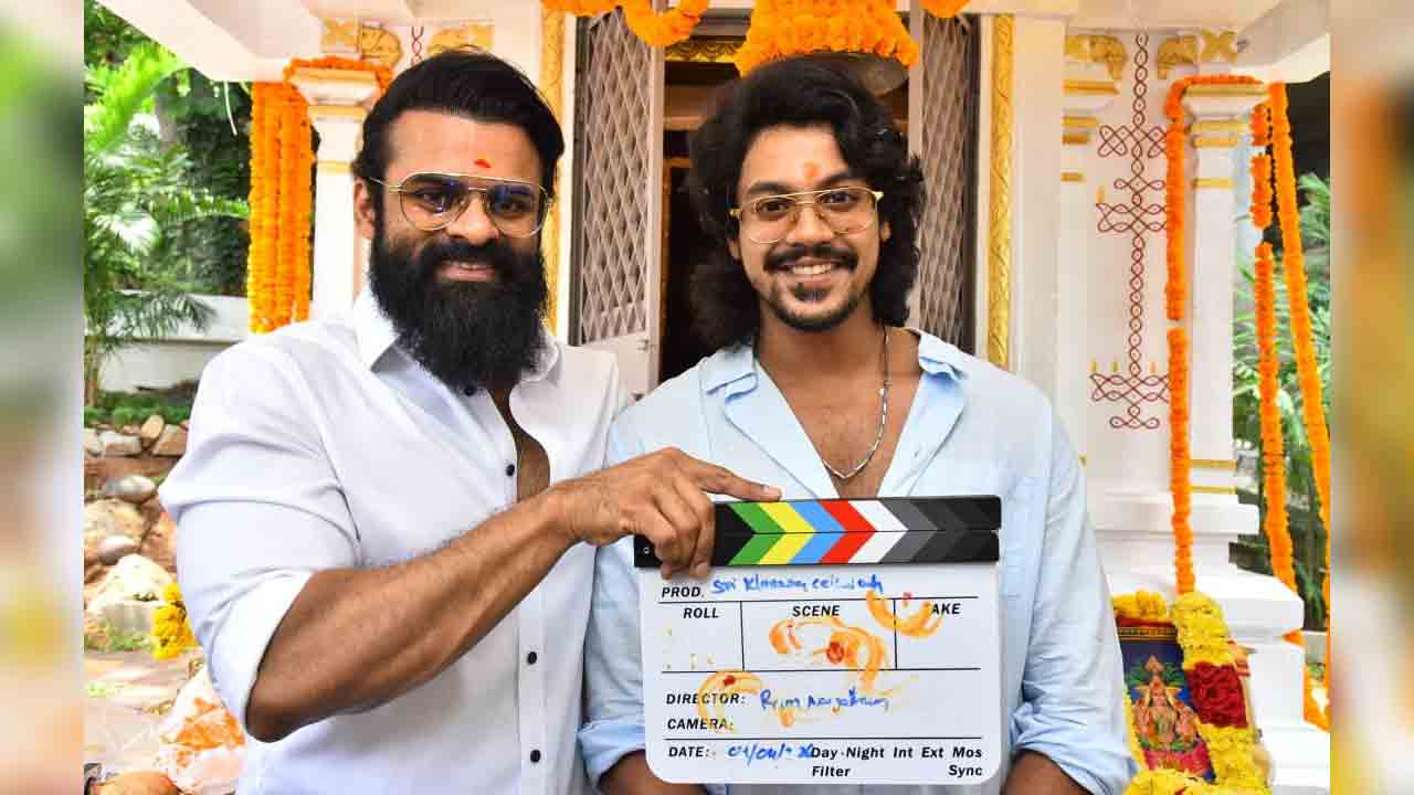 Aasman | హీరో మేఘాంశ్ శ్రీహరి కొత్త సినిమా ‘ఆస్మాన్’.. ముహూర్తపు షాట్‌కు క్లాప్ కొట్టిన సాయి దుర్గ తేజ్