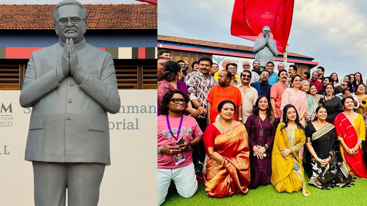 SP Bala Subrahmanyam | కేరళలో ఎస్పీ బాలసుబ్రహ్మణ్యం కాంస్య విగ్రహం ఆవిష్కరణ.. సంగీత దిగ్గజానికి ఘన నివాళి