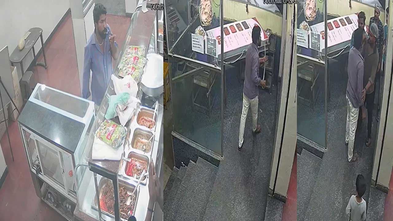 రూ.10కి సాంబార్‌ ఇవ్వలేదని.. తల్వార్‌తో దాడి చేసిన తాగుబోతు.. బీరంగూడలో దారుణం