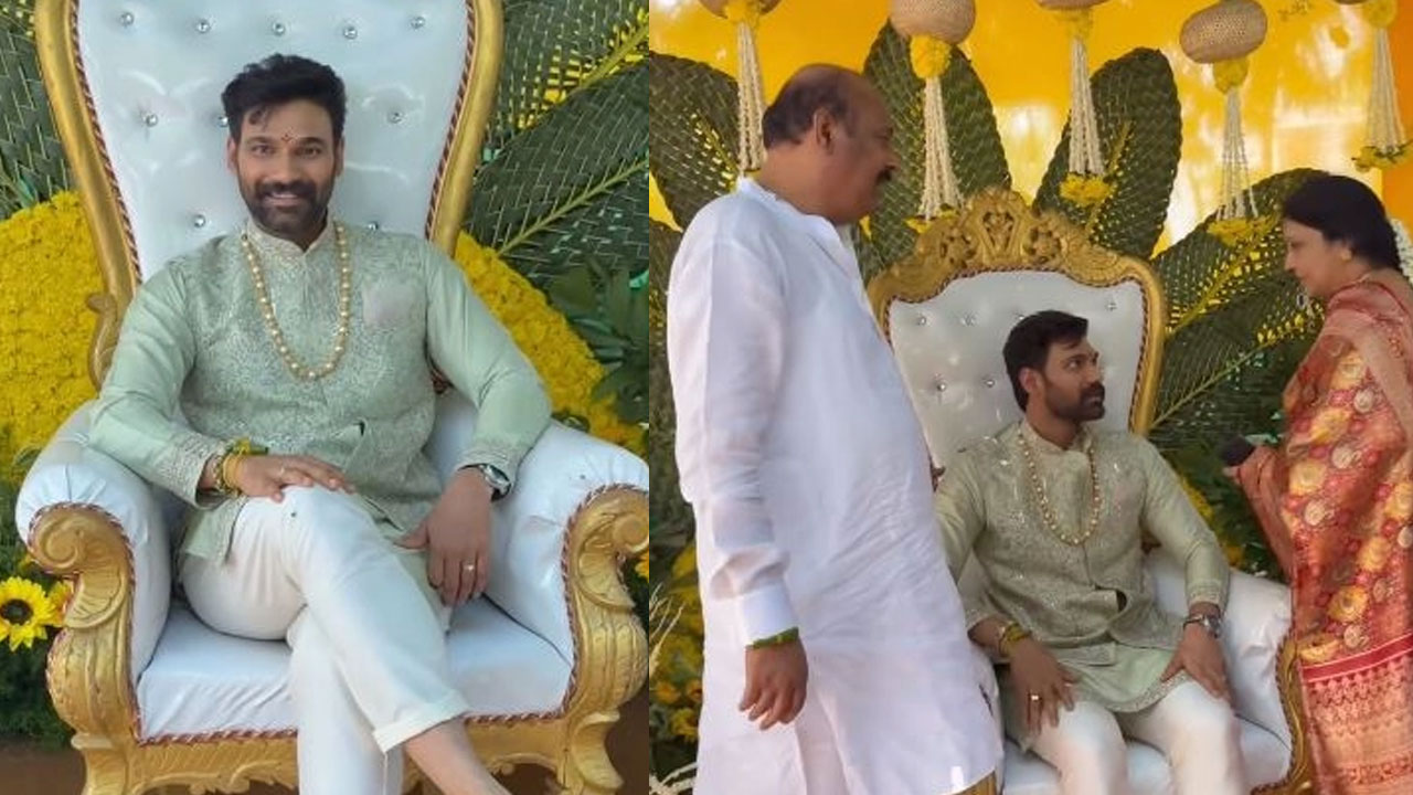 Sai Srinivas | బెల్లంకొండ సాయి శ్రీనివాస్ ఇంట పెళ్లి సంద‌డి.. వైర‌ల్ అవుతున్న‌ పెళ్లి కొడుకు ఫంక్షన్ ఫొటోలు