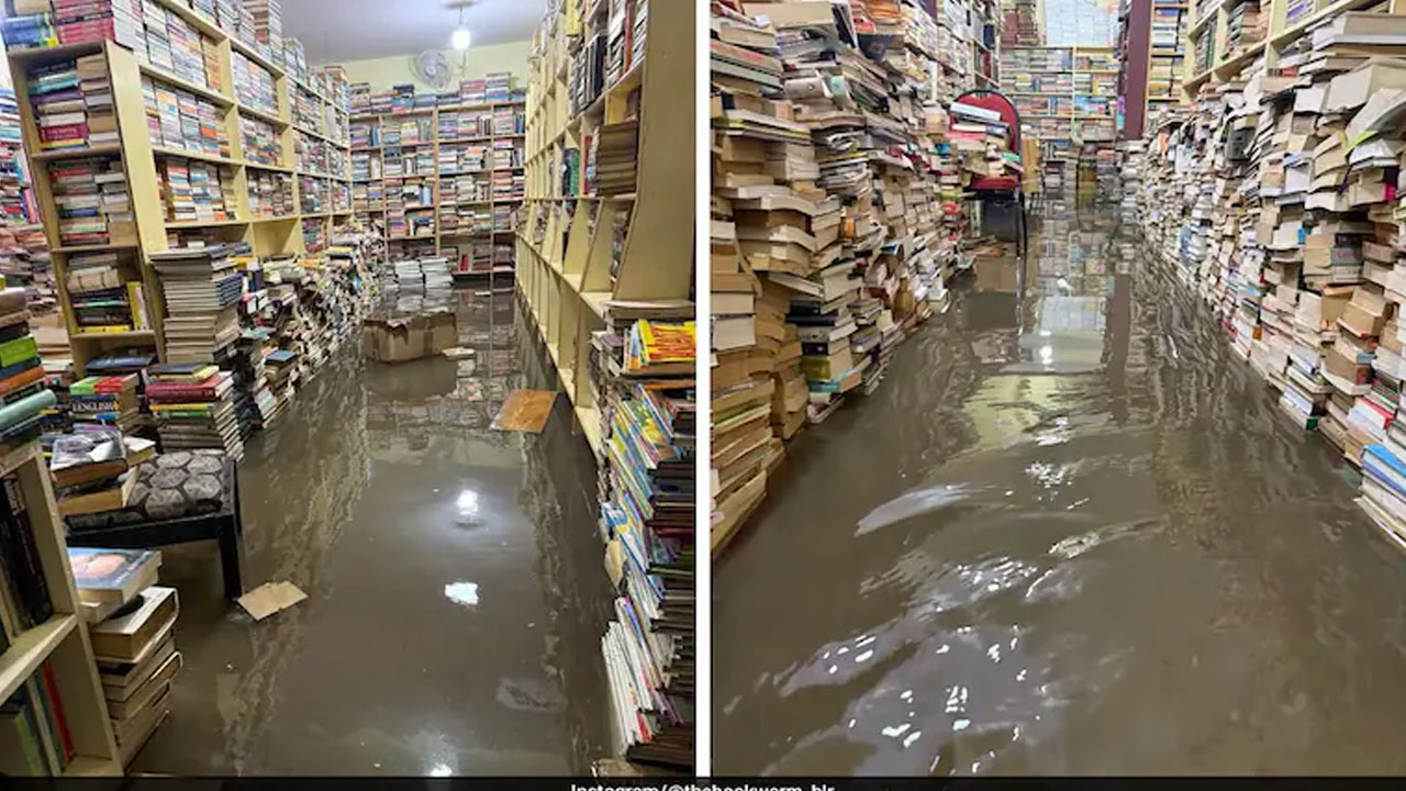 Bengaluru Rain: బెంగుళూరులో వాన క‌ష్టాలు.. బుక్‌వార్మ్ షాపులో 14 ల‌క్ష‌ల ఖ‌రీదైన 5 వేలు పుస్త‌కాలు ముద్ద‌ముద్ద‌.. వీడియో