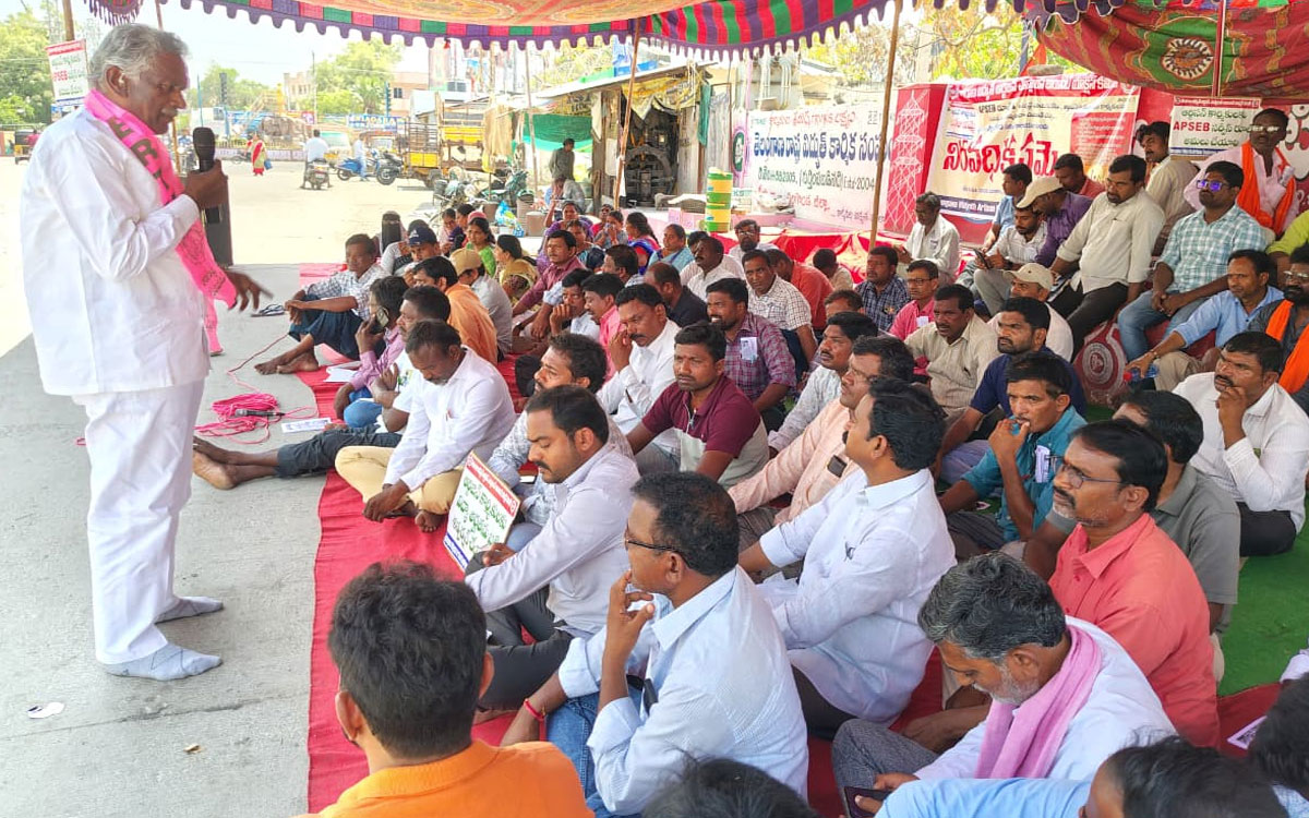 ఆర్జిజ‌న్ల స‌మ్మెకు బీఆర్‌టీయూ మ‌ద్ద‌తు