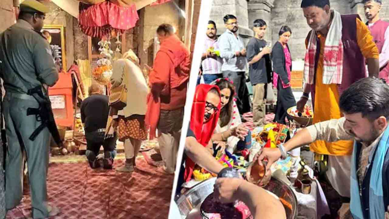 UP bureaucrat | సాయుధ గన్‌మ్యాన్‌తో ఆలయ గర్భగుడిలోకి ప్రవేశించిన కలెక్టర్‌.. అర్చకులు నిరసన