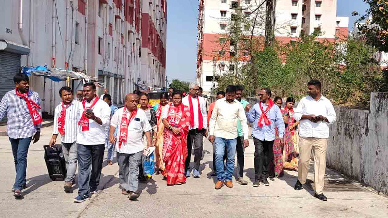 CPM | డబుల్‌ బెడ్‌రూమ్‌ ఇళ్ల వాణిజ్య సముదాయాల వేలాన్ని ఆపాలి : సీపీఎం