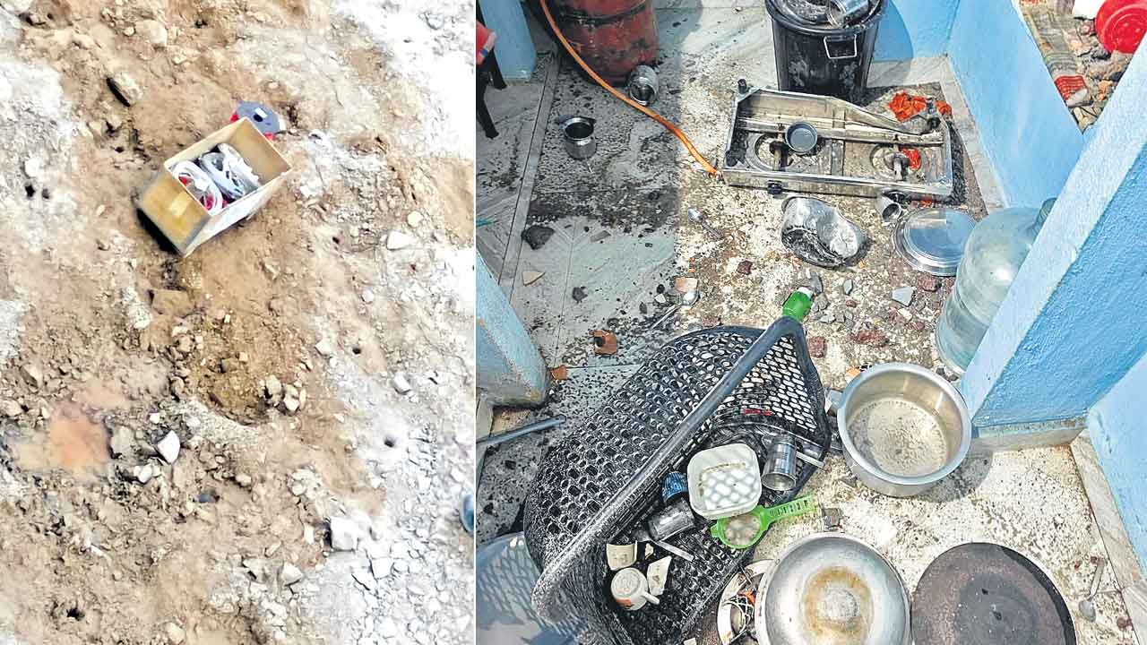 అర్ధరాత్రి పేలుళ్లు కంపించిన కోకాపేట