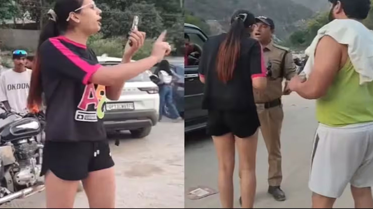 Uttarakhand: గంగాన‌ది వ‌ద్ద‌ మ‌ద్యం తాగి.. పోలీసుల‌తో మ‌హిళ వాగ్వాదం.. వీడియో వైర‌ల్