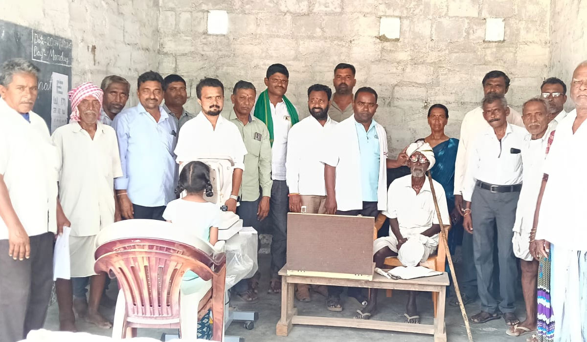 Odela | ఓదెలలో ఉచిత కంటి వైద్య శిబిరం.. ప్రజల నుంచి మంచి స్పందన