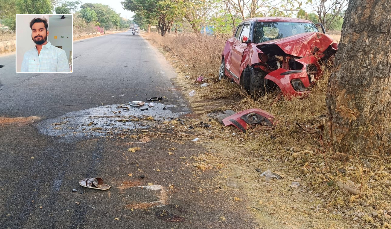 Road accident | గద్వాల జిల్లాలో రోడ్డు ప్రమాదం.. ఒకరు మృతి, ముగ్గురికి తీవ్ర గాయాలు