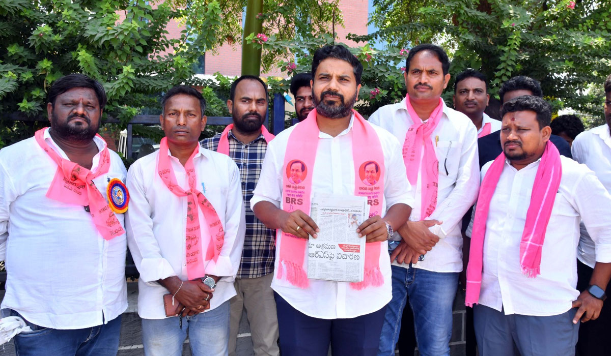 Godavarikhani | రామగుండం ఎమ్మెల్యే పై గోదావరిఖని వన్ టౌన్ పోలీసులకు బీఆర్ఎస్ ఫిర్యాదు