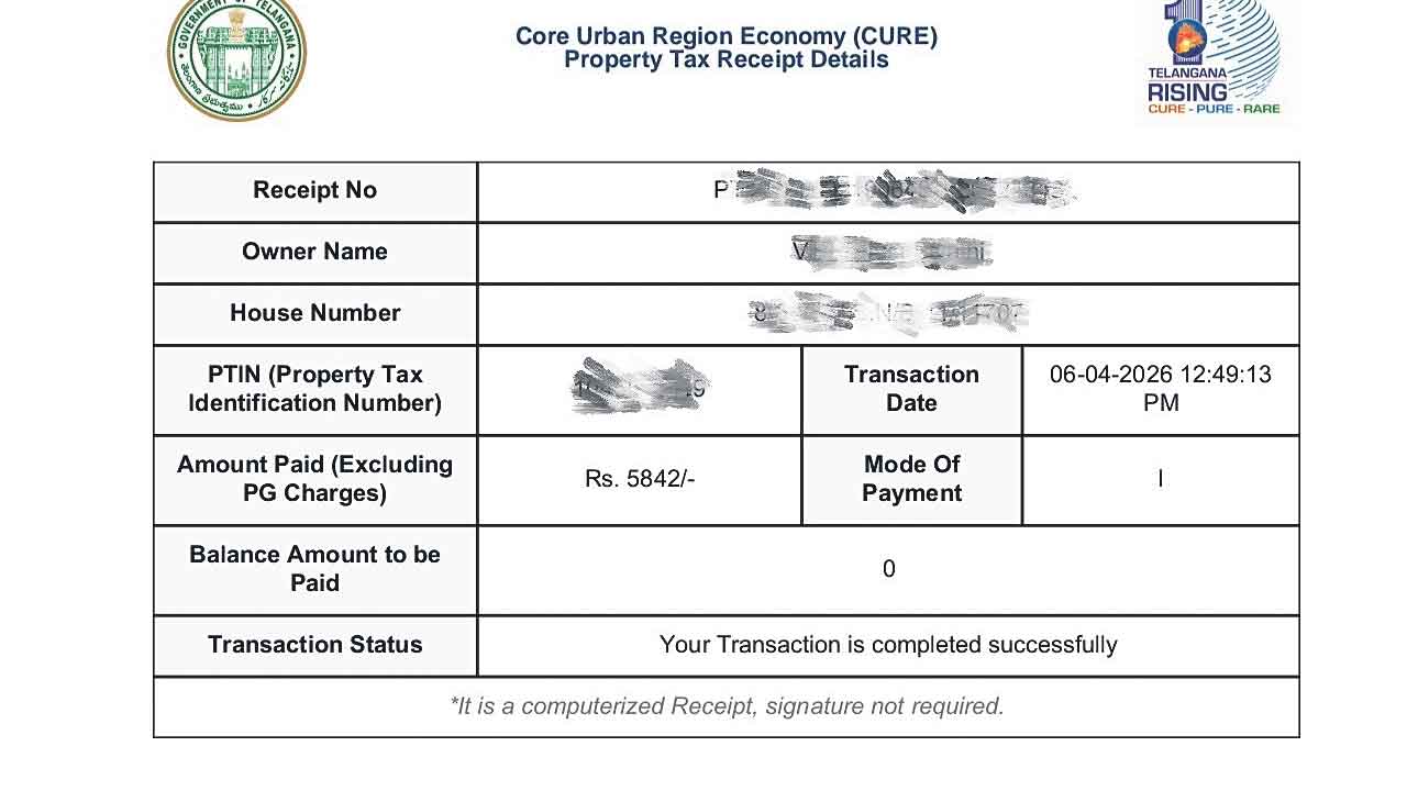 ఆస్తిపన్ను చెల్లింపుదారులకు చుక్కలు