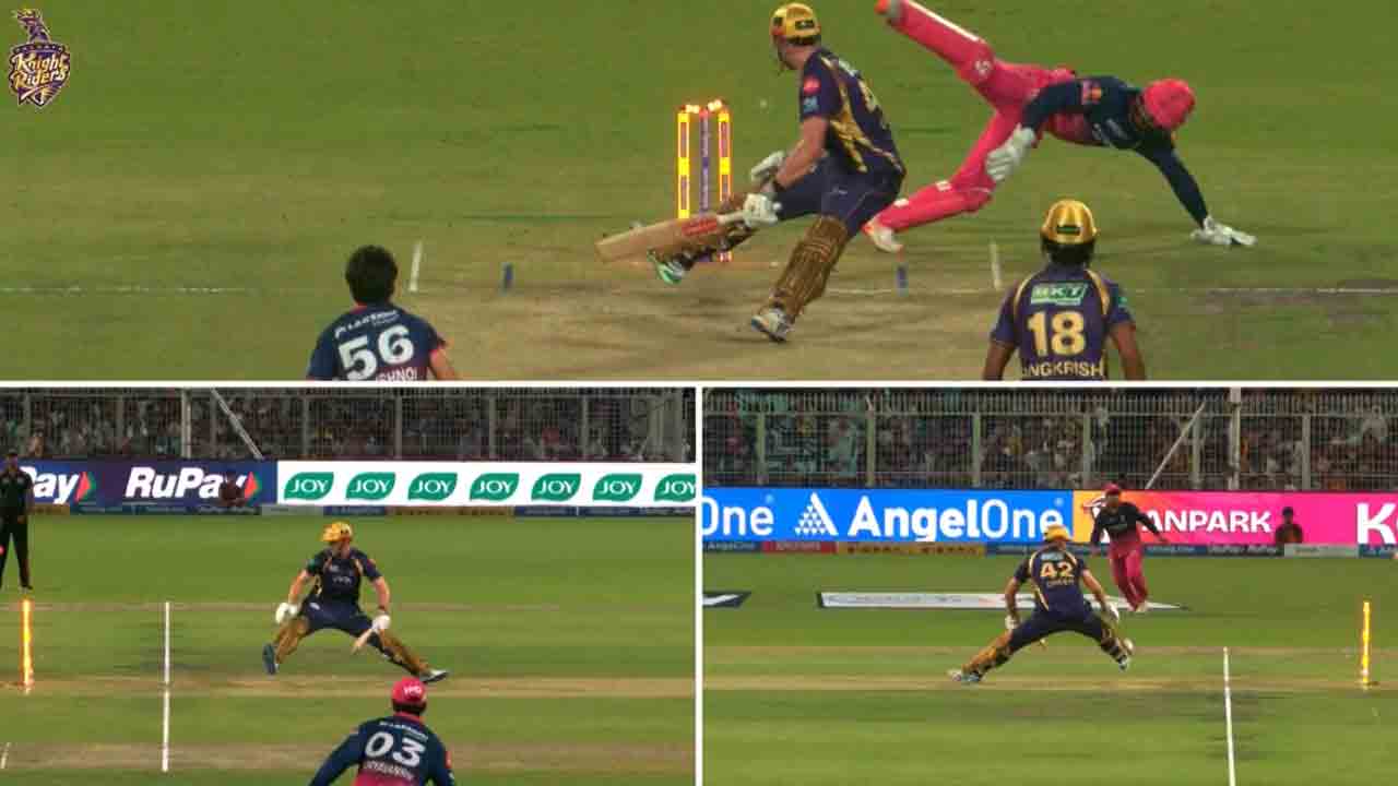 RR vs KKR | జురెల్ కళ్లుచెదిరే స్టంపింగ్.. మరో ఓటమి దిశగా కోల్‌కతా..!