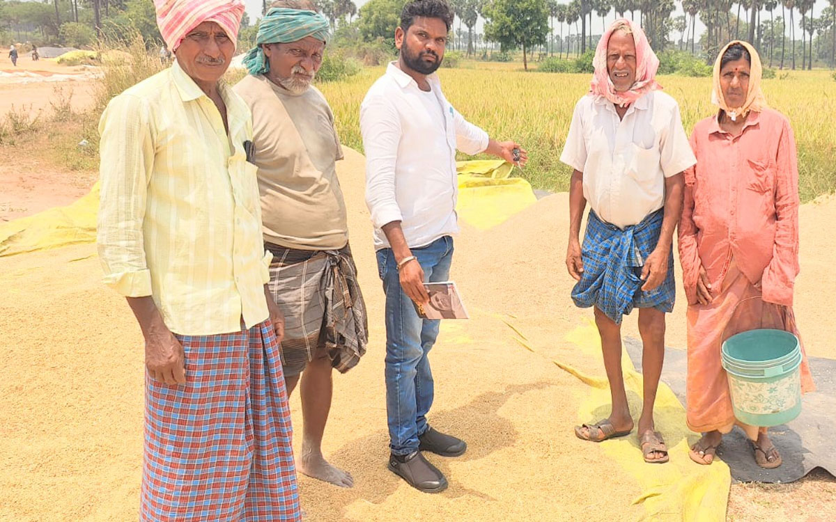 ధాన్యం కొనుగోలు కేంద్రాల్లో దోపిడీని అరికట్టాలి : కత్తుల కాన్షిరామ్
