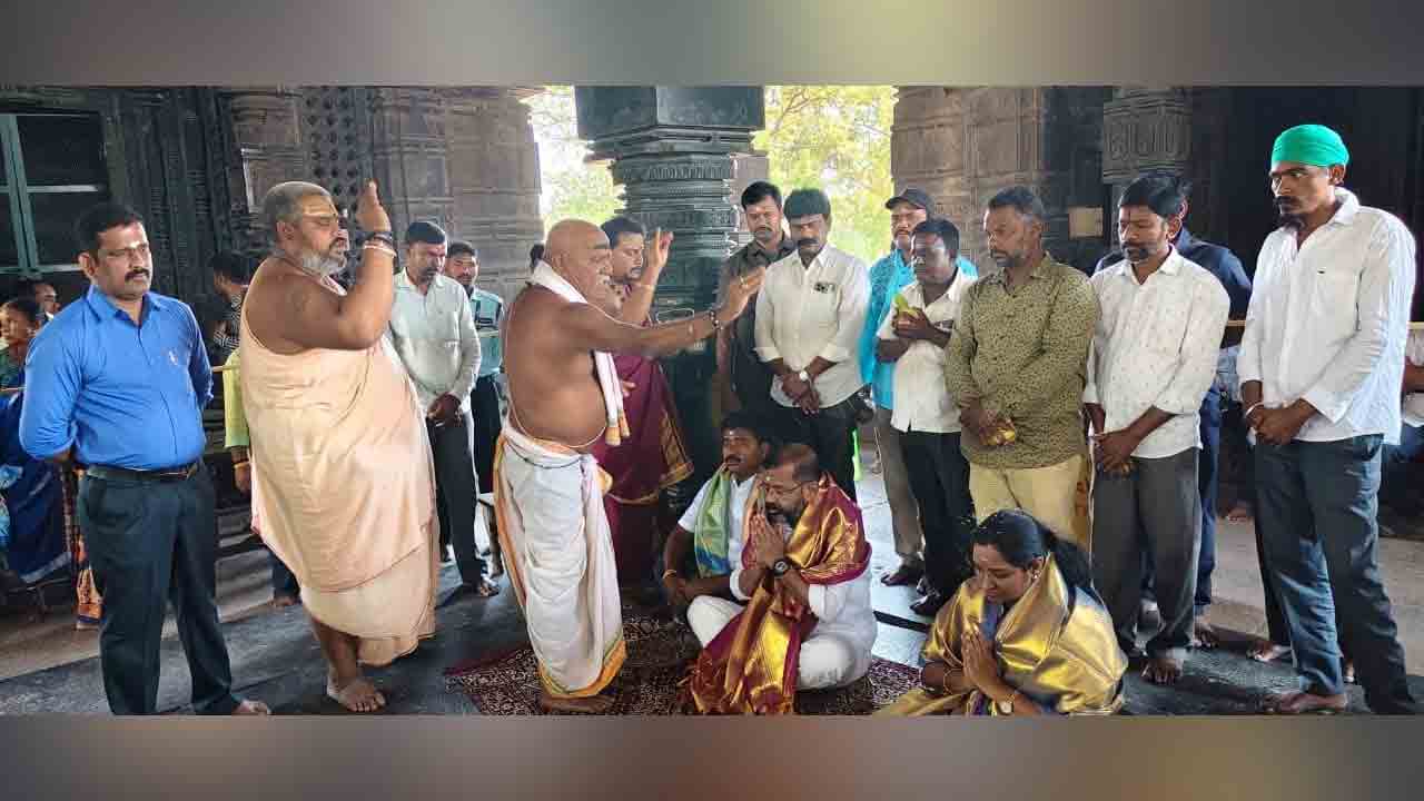 MP Kadiyam Kavya | వేయిస్తంభాల ఆలయం అభివృద్ధికి నిరంతరం కృషి : ఎంపీ కడియం కావ్య