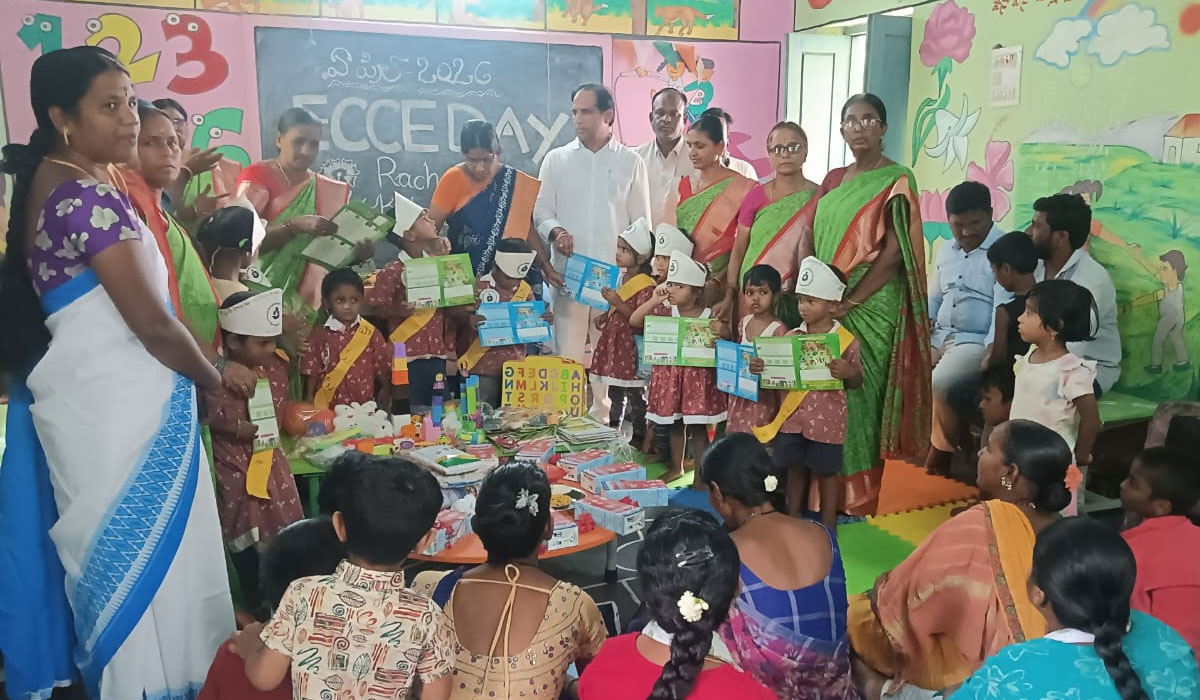 Kotagiri | అంగన్వాడీ కేంద్రాల్లో చిన్నారులకు నాణ్యమైన ప్రాథమిక విద్య.. కోటగిరి ఐసీడీఎస్ సూపర్ వైజర్ కొమురవ్వ