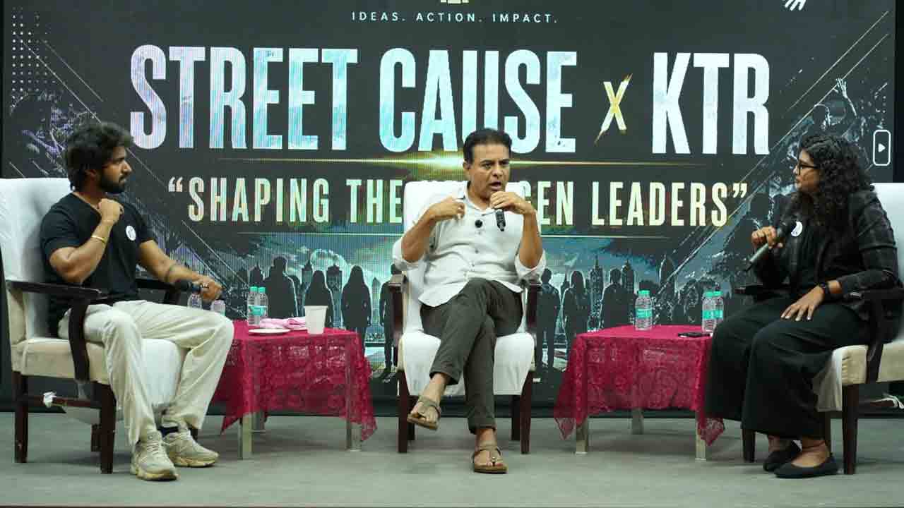 KTR | “స్ట్రీట్ కాజ్ x కేటీఆర్”.. రేపటి తరం నాయకులకు కేటీఆర్ దిశానిర్దేశనం..!