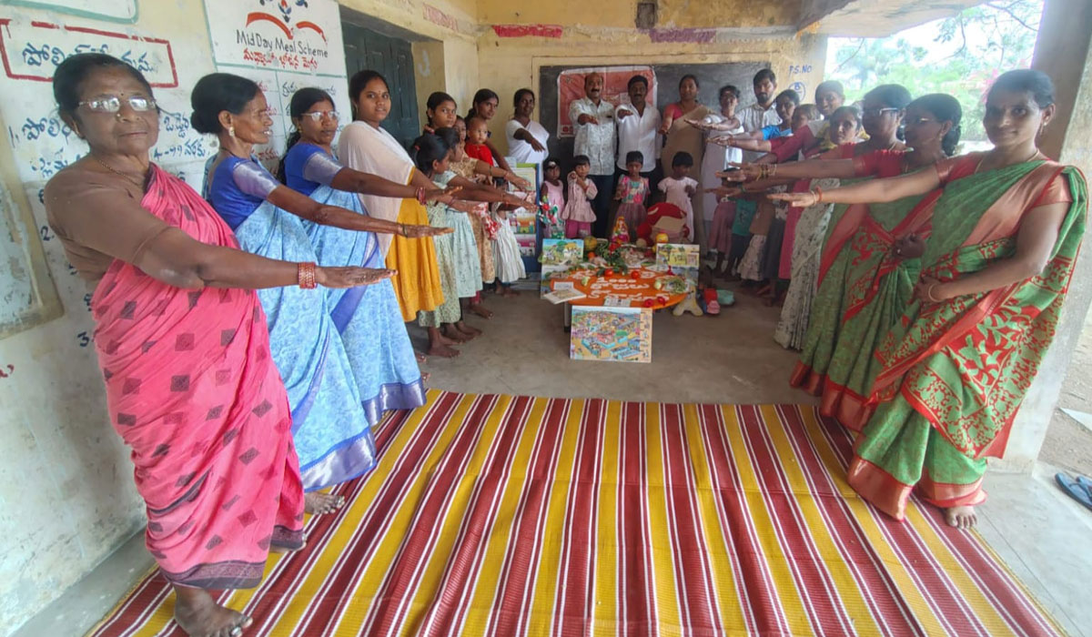 Konapur | చిన్నారులకు చిరుధాన్యాలను తినిపించాలి.. కోనాపూర్‌ సర్పంచ్ ఆకుల రమేష్