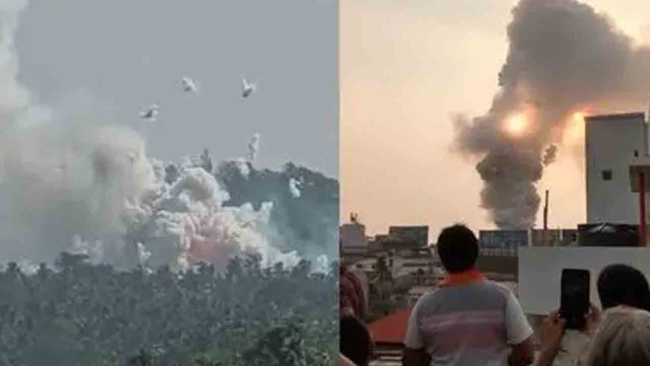 బాణసంచా తయారీ కేంద్రంలో పేలుడు..13 మంది మృతి.. కేరళలోని త్రిస్సూర్‌లో ఘటన