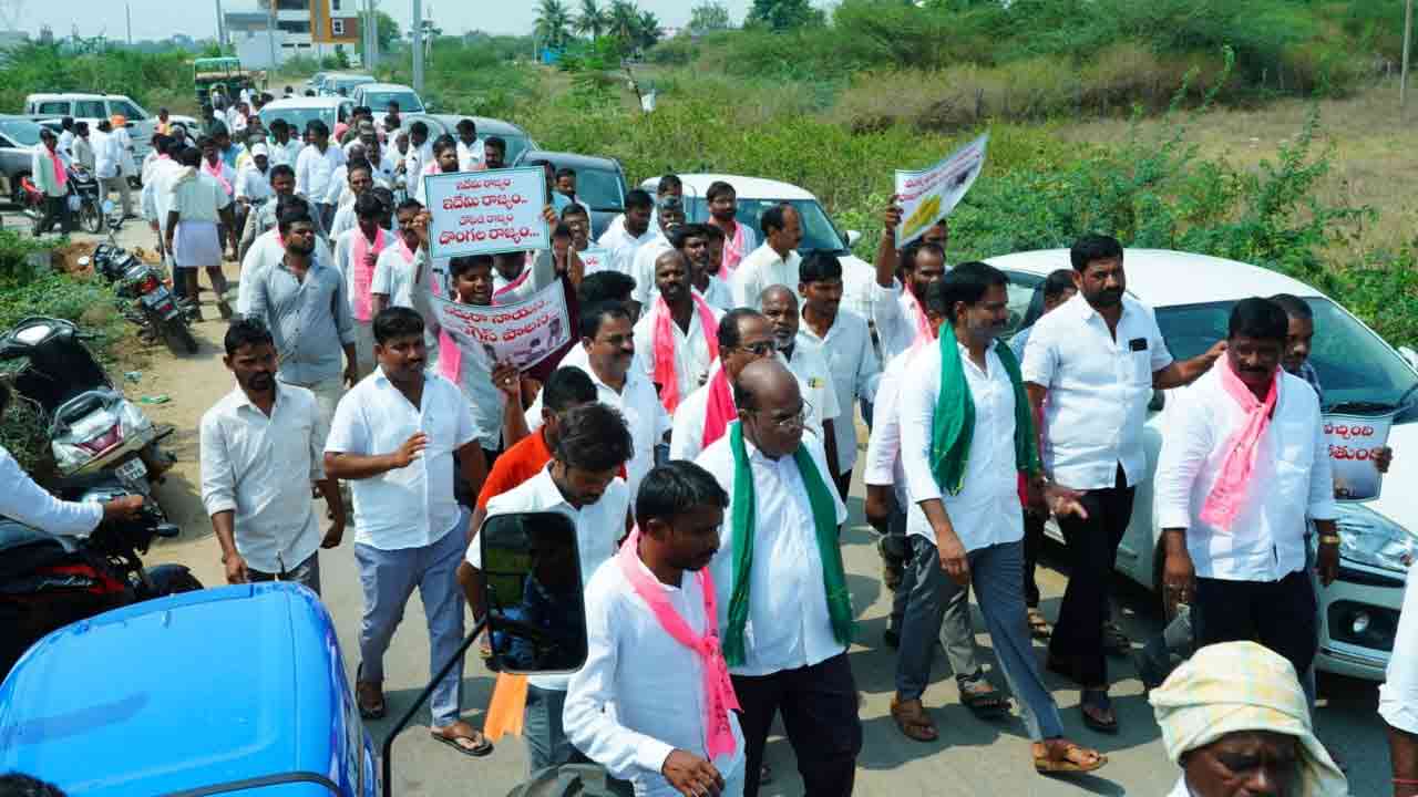 Nagarkurnool Protest2