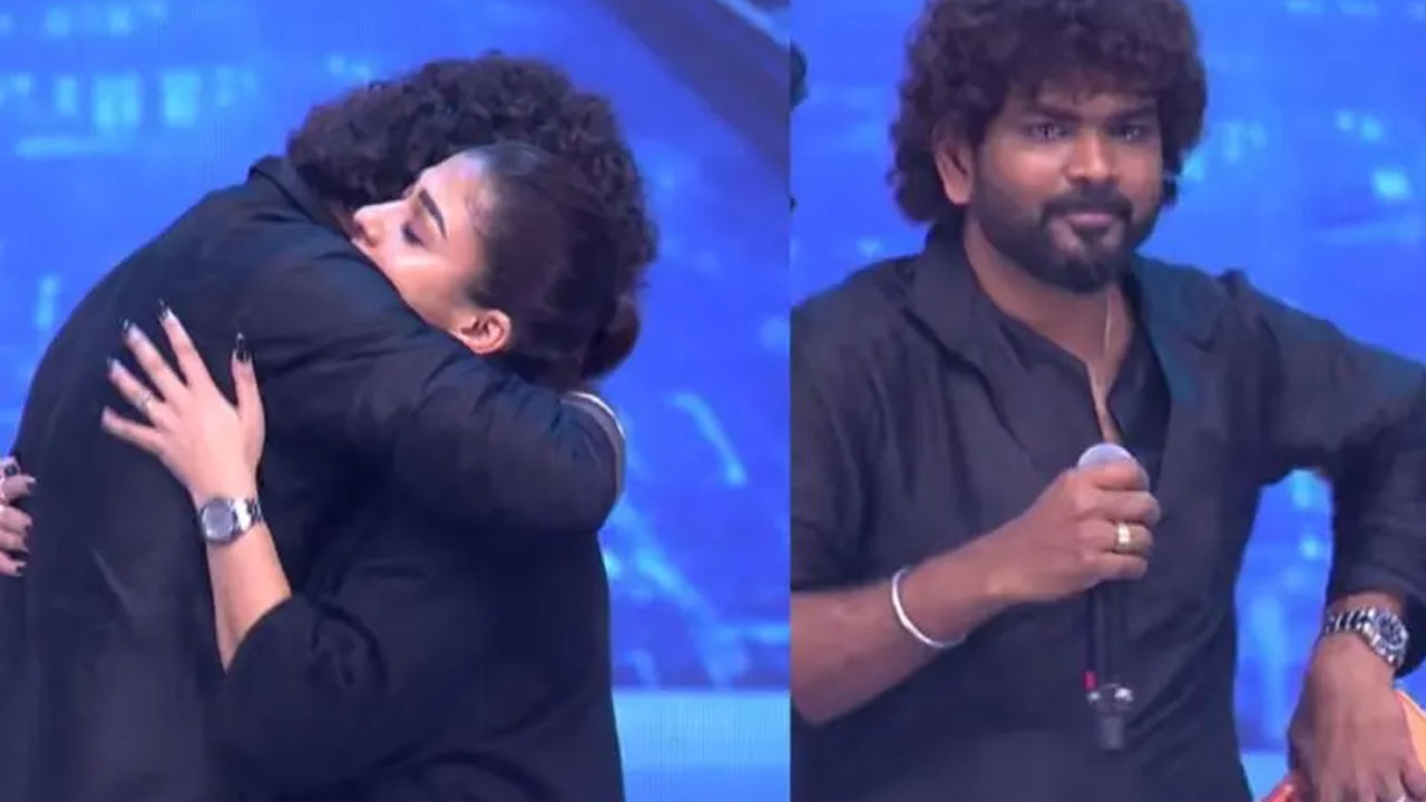 Nayanthara | నయనతార సర్‌ప్రైజ్ ఎంట్రీ.. స్టేజ్‌పైనే భావోద్వేగానికి గురైన విఘ్నేష్ శివన్!