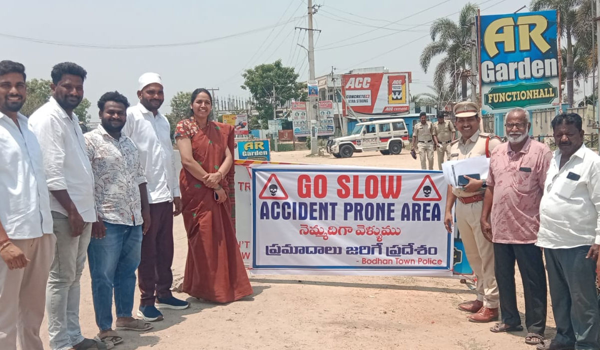 Nizambad | మద్యం సేవించి వాహనాలు నడపడం వల్లే ప్రమాదాలు.. బోధన్‌ మున్సిపల్‌ చైర్మన్‌ పద్మశరత్‌రెడ్డి