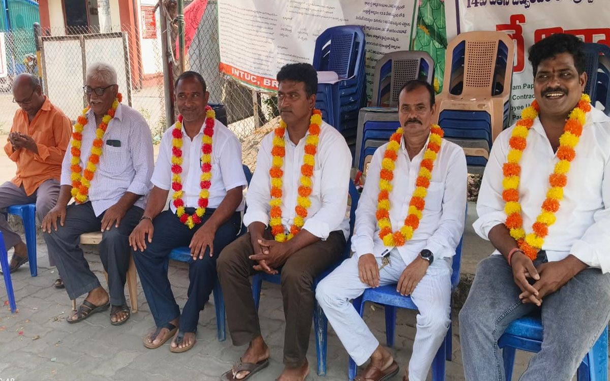 20వ రోజుకు చేరిన‌ ఐటీసీ కాంట్రాక్ట్ కార్మికుల రిలే నిరహార దీక్షలు