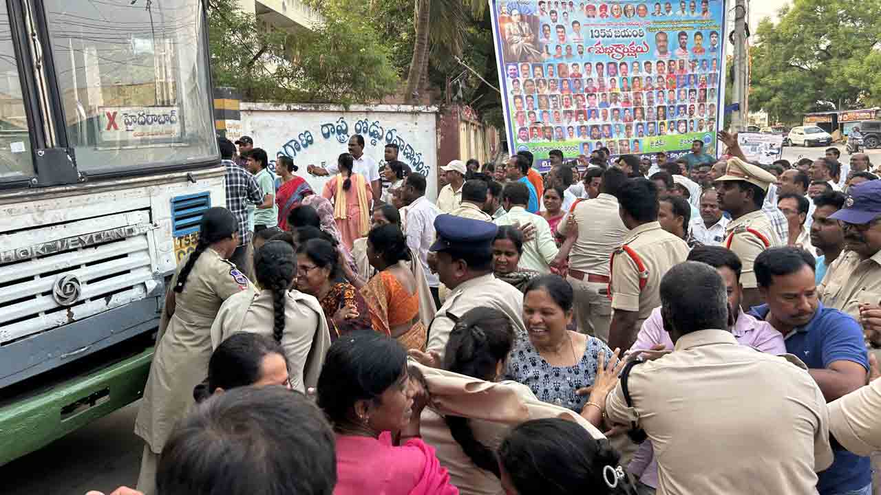 కల్వకుర్తిలో ఉద్రిక్తత