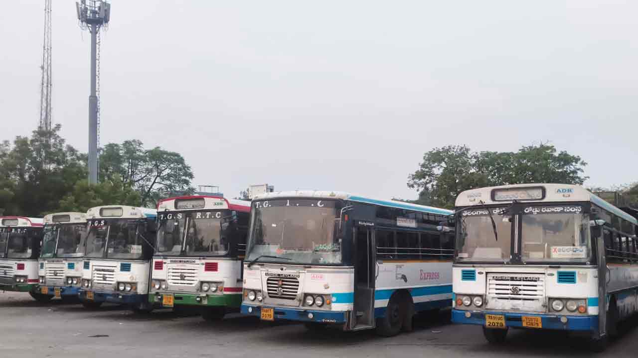 RTC strike | తెలంగాణ వ్యాప్తంగా రెండో రోజు కొనసాగుతున్న ఆర్టీసీ కార్మికుల సమ్మె