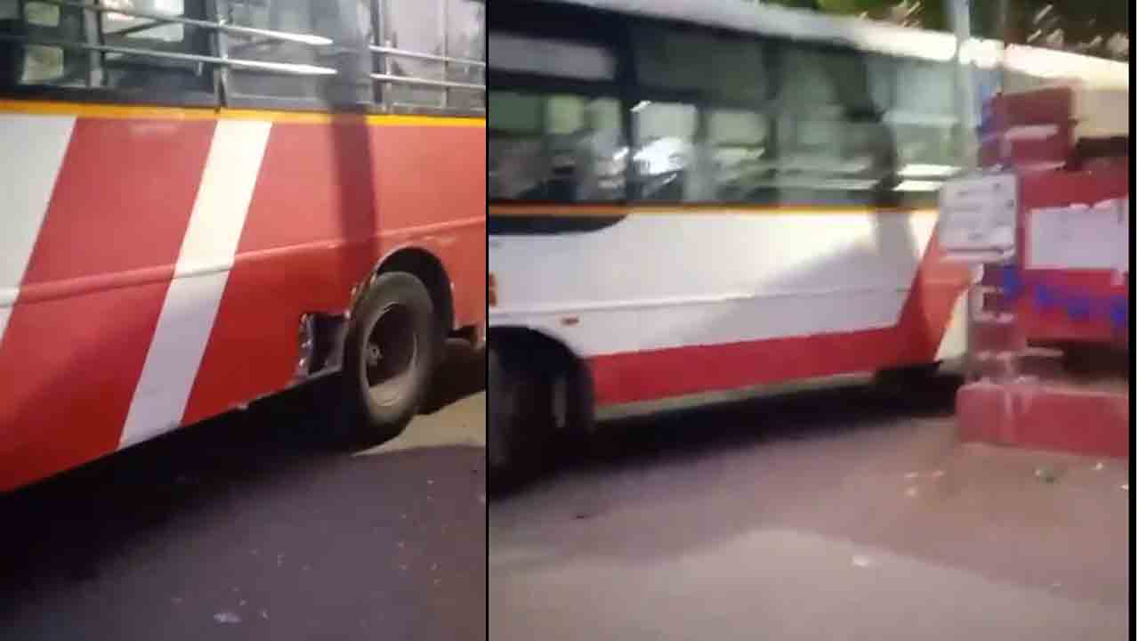 RTC Bus | ప్రైవేట్ డ్రైవ‌ర్ల‌తో బ‌స్సుల డ్యామేజ్ ఇలా.. ఆర్టీసీ డ్రైవ‌ర్ వీడియో వైర‌ల్