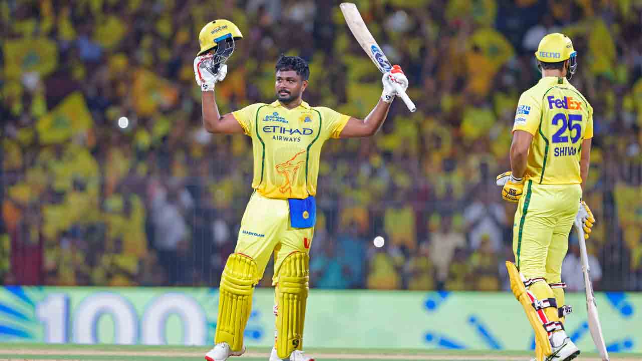 DC vs CSK | శాంసన్ శతకమోత.. రెండొందలు కొట్టిన చెన్నై..!