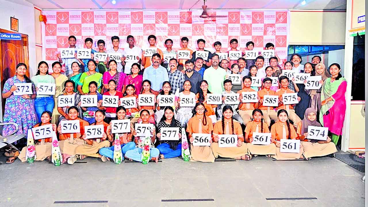 పదిలో షైన్‌ ప్రభంజనం