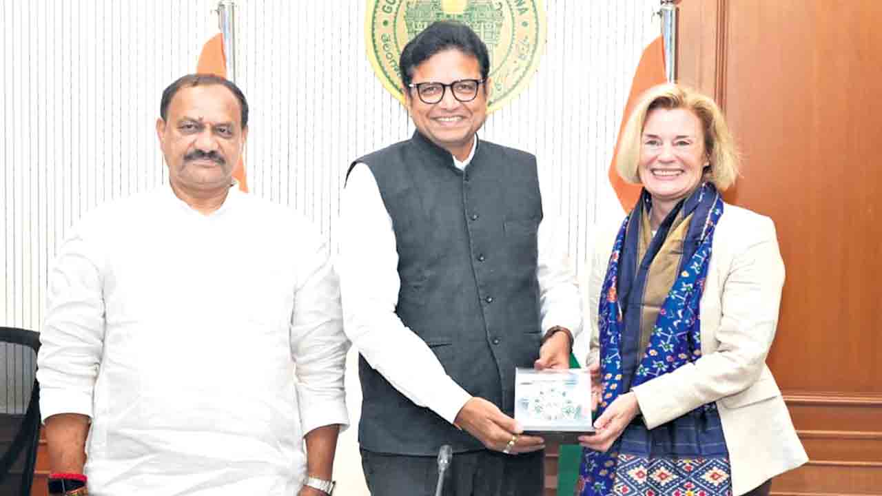 హెల్త్‌కేర్‌లో పెట్టుబడులకు అవకాశాలు.. నార్వే ఉన్నత స్థాయి ప్రతినిధుల భేటీలో ఐటీ, మంత్రి శ్రీధర్‌ బాబు