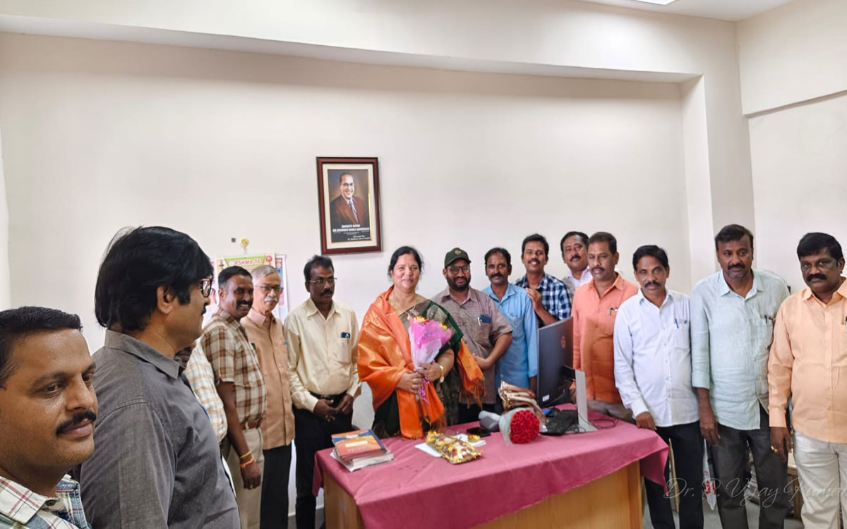 సూర్యాపేట డీఐఈఓగా సులోచన రాణి బాధ్య‌త‌లు స్వీక‌ర‌ణ‌