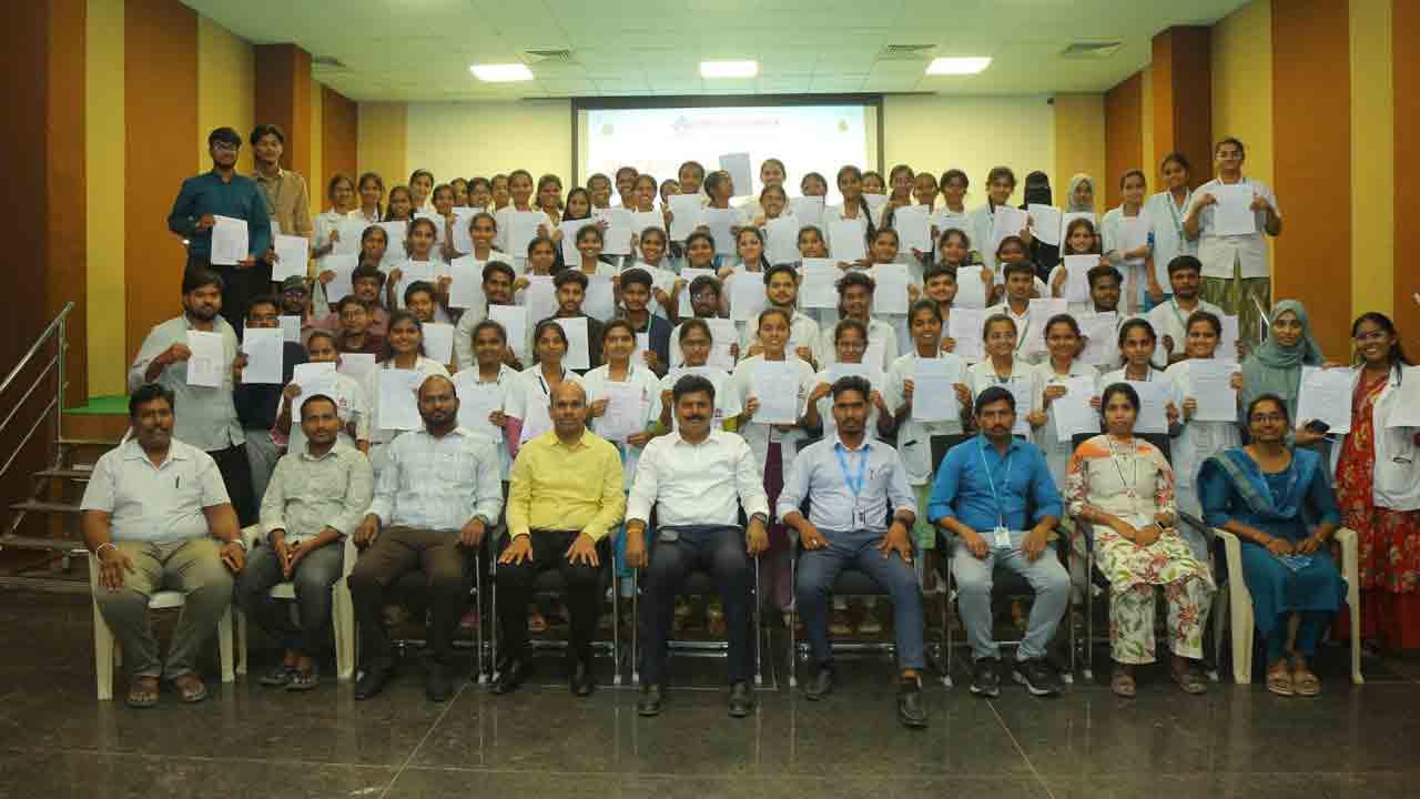 Thimmapur | శ్రీ చైతన్య ఫార్మసీలో రిక్రూట్మెంట్ డ్రైవ్.. 80 మంది విద్యార్థుల ఎంపిక