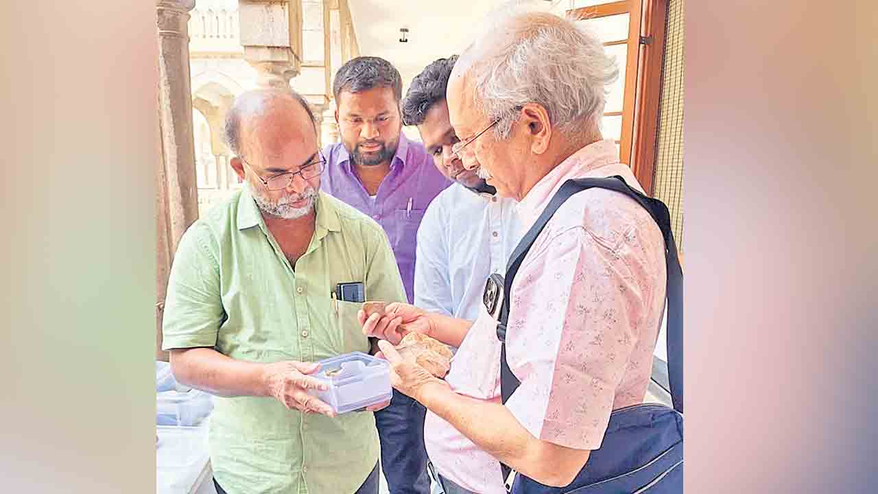 హరిద్రానదిలో పాతరాతియుగం పనిముట్లు