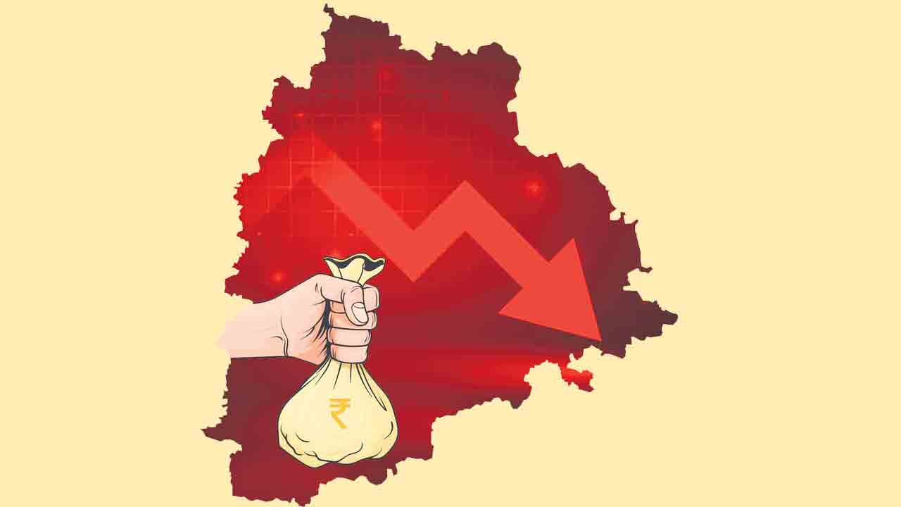 తలసరి.. విలవిల.. రేవంత్‌ రెండేండ్ల పాలనలో రాష్ట్ర ఆర్థికం పతనం
