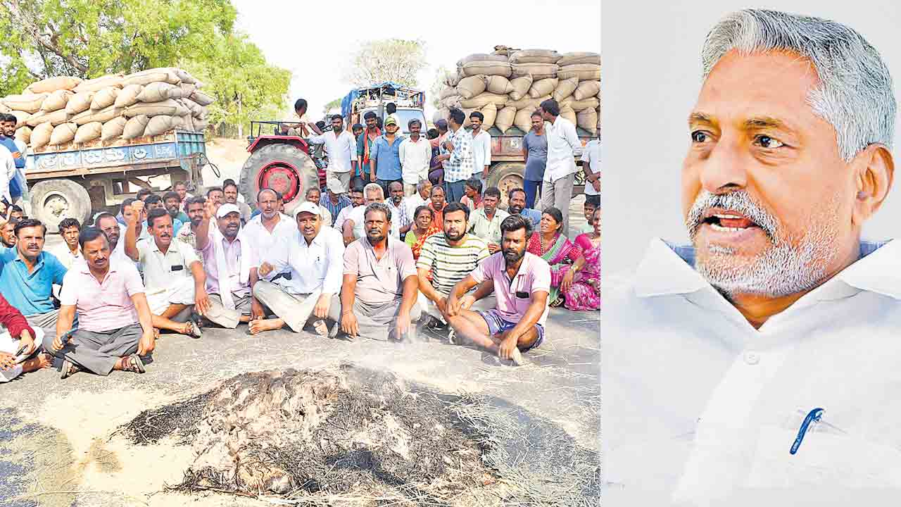 రైతులపై ఆర్‌ఆర్‌ ట్యాక్స్‌.. క్వింటాల్‌కు 10 కిలోలు కోత అందులో భాగమే