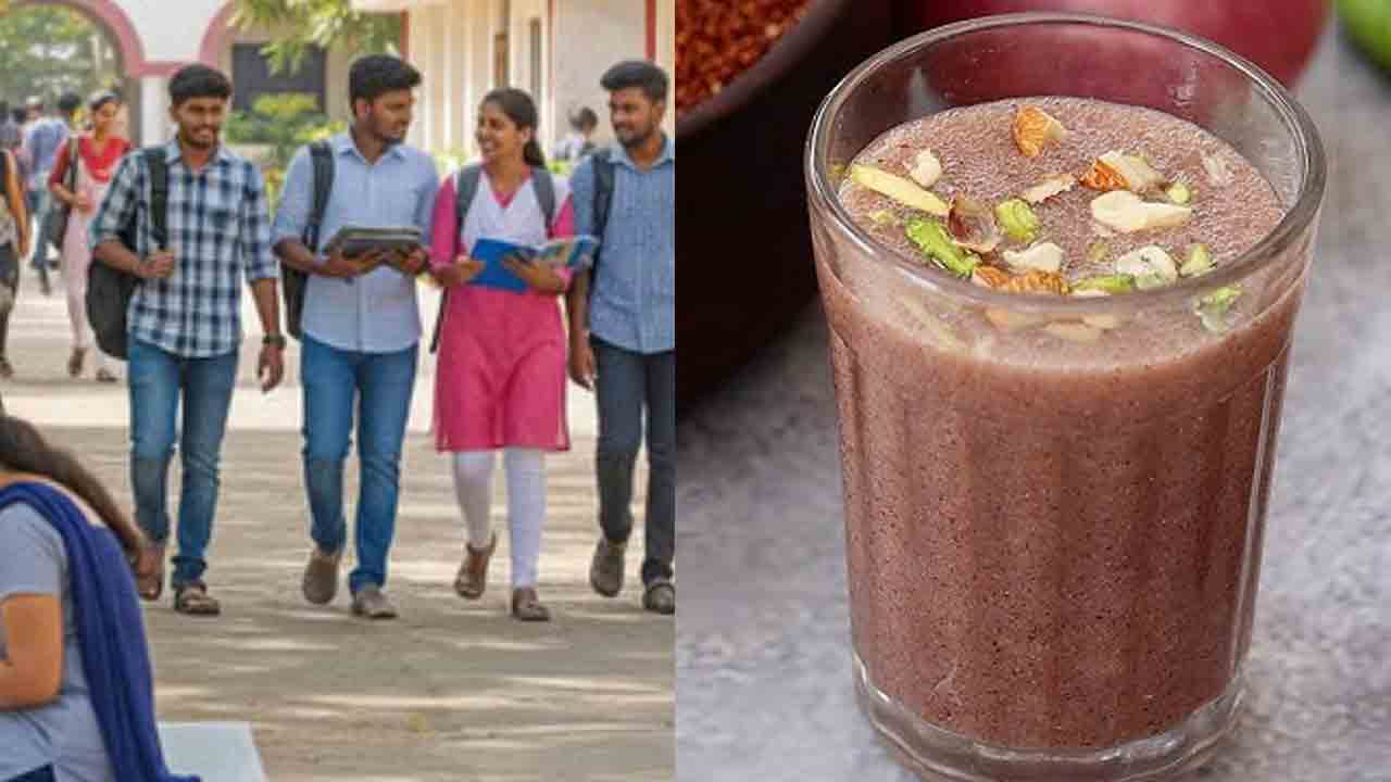 ఇంటర్‌ విద్యార్థులకు రాగిజావ