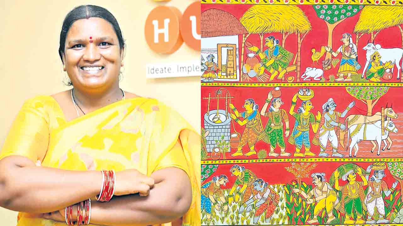 నా చేతుల్లో సరస్వతి ఉందన్నారు