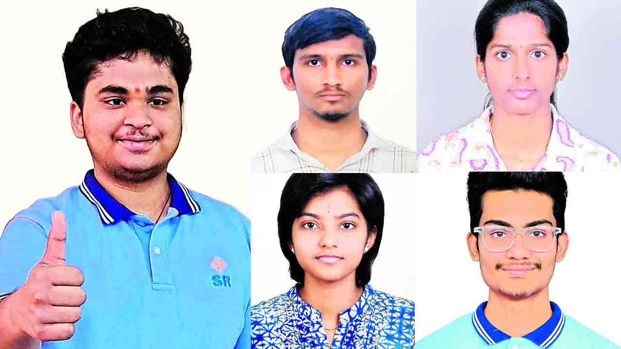 టీజీఎప్‌సెట్‌ ఫలితాల్లో ‘ఎస్‌ఆర్‌’ ప్రభంజనం