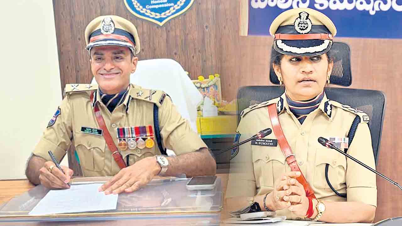మల్కాజిగిరి, సైబరాబాద్‌ సీపీల బాధ్యతల స్వీకరణ