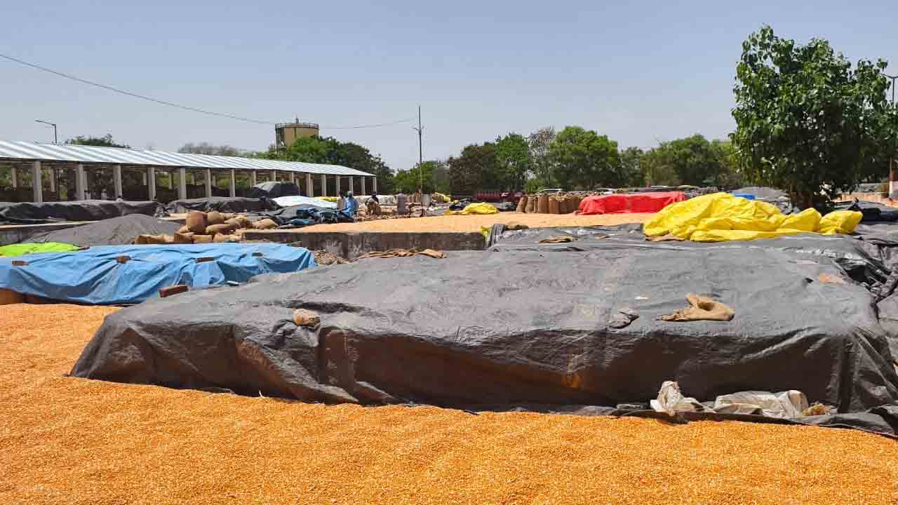 హమాలీల సమస్యతో నిలిచిన కొనుగోళ్లు
