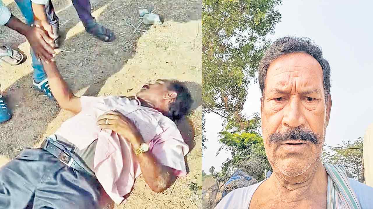 ధాన్యం కుప్పవద్దే కుప్పకూలిన రైతు