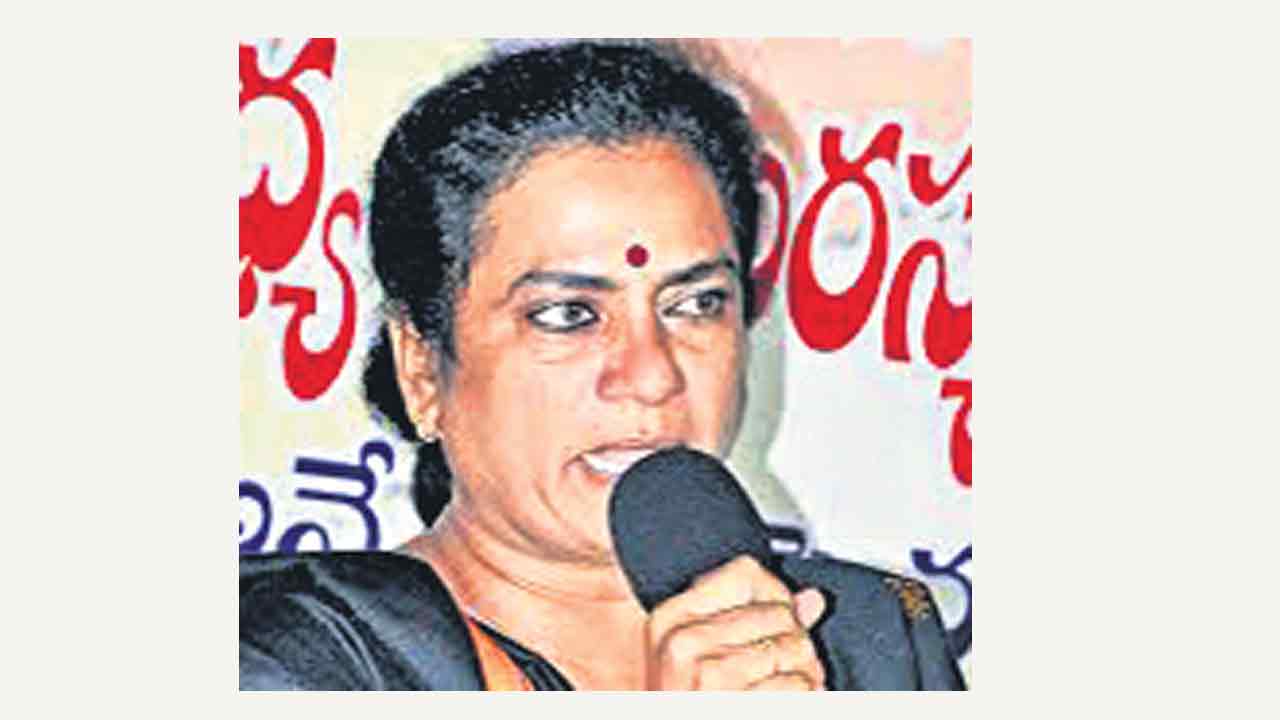 రాష్ట్రంలో అరాచక పాలన: పీవోడబ్ల్యూ సంధ్య