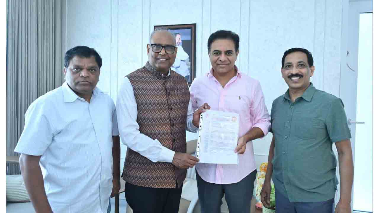 ATA | కేటీఆర్‌ను కలిసిన ఆటా బృందం.. తెలుగు మహాసభలకు ఆహ్వానం